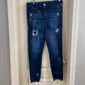 AE Super High Rise Jegging Crop. American Eagle jeans. EUC.